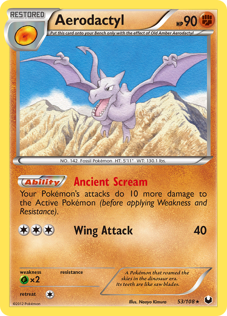 Aerodactyl - 53/108 Dark Explorers