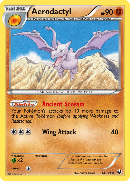 Aerodactyl - 53/108 Dark Explorers