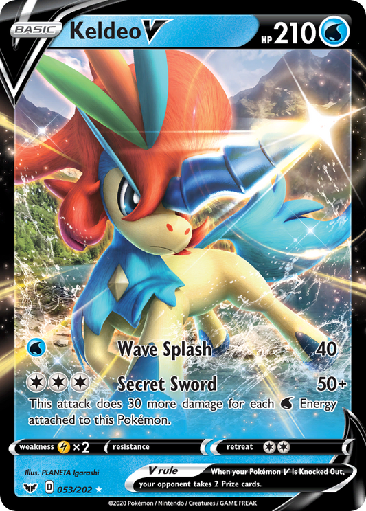 Keldeo V - 53/202 Sword & Shield