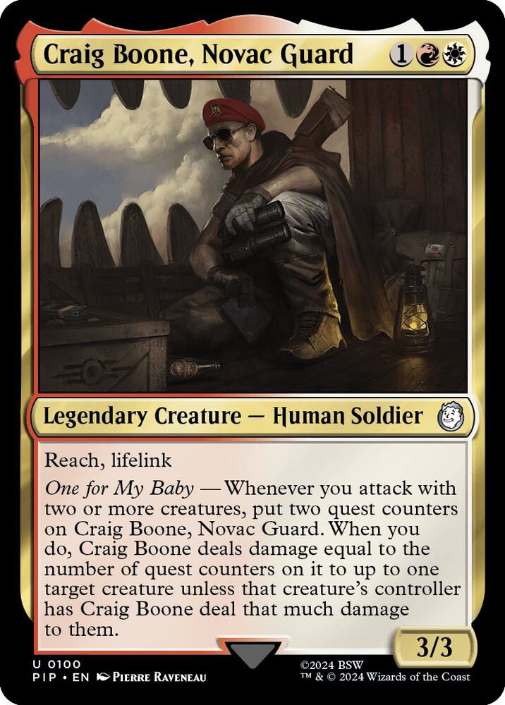 Craig Boone, Novac Guard [Universes Beyond: Fallout] 100