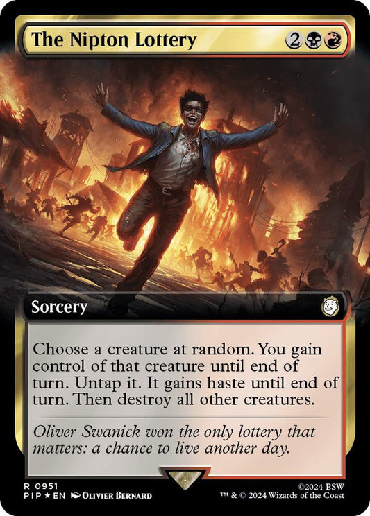 The Nipton Lottery (Extended Art) (Surge Foil) [Universes Beyond: Fallout] 951