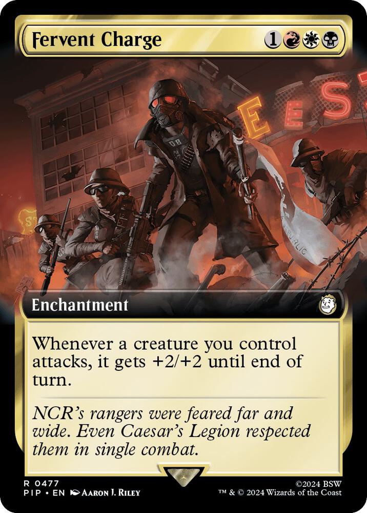 Fervent Charge (Extended Art) [Universes Beyond: Fallout] 477