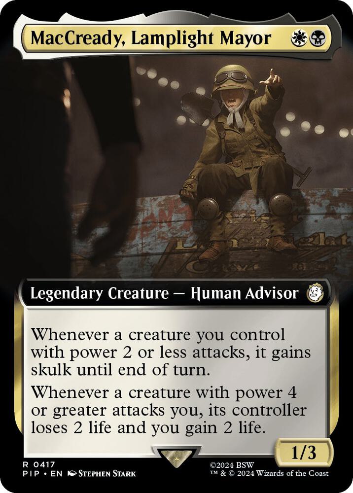 MacCready, Lamplight Mayor (Extended Art) [Universes Beyond: Fallout] 417