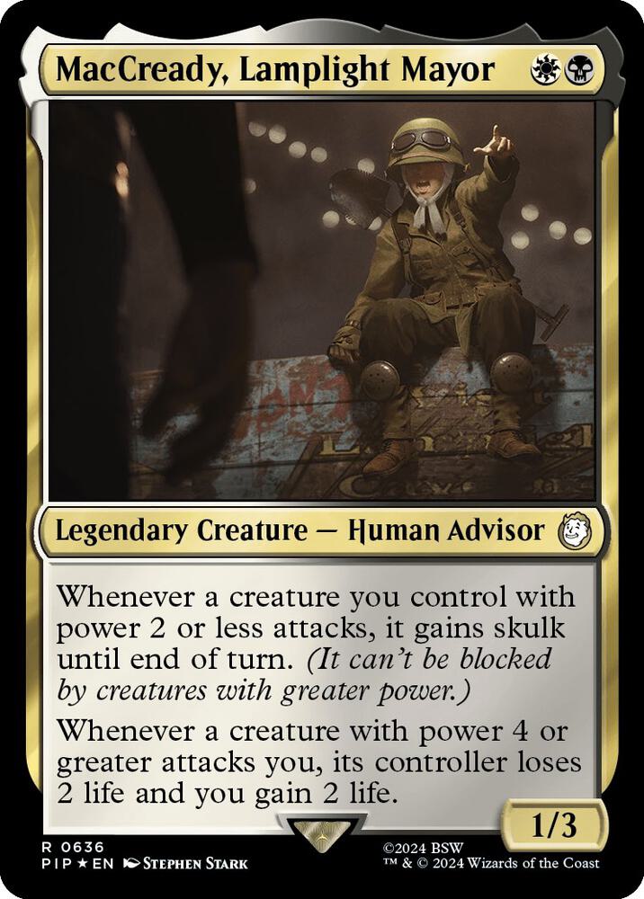 MacCready, Lamplight Mayor (Surge Foil) [Universes Beyond: Fallout] 636