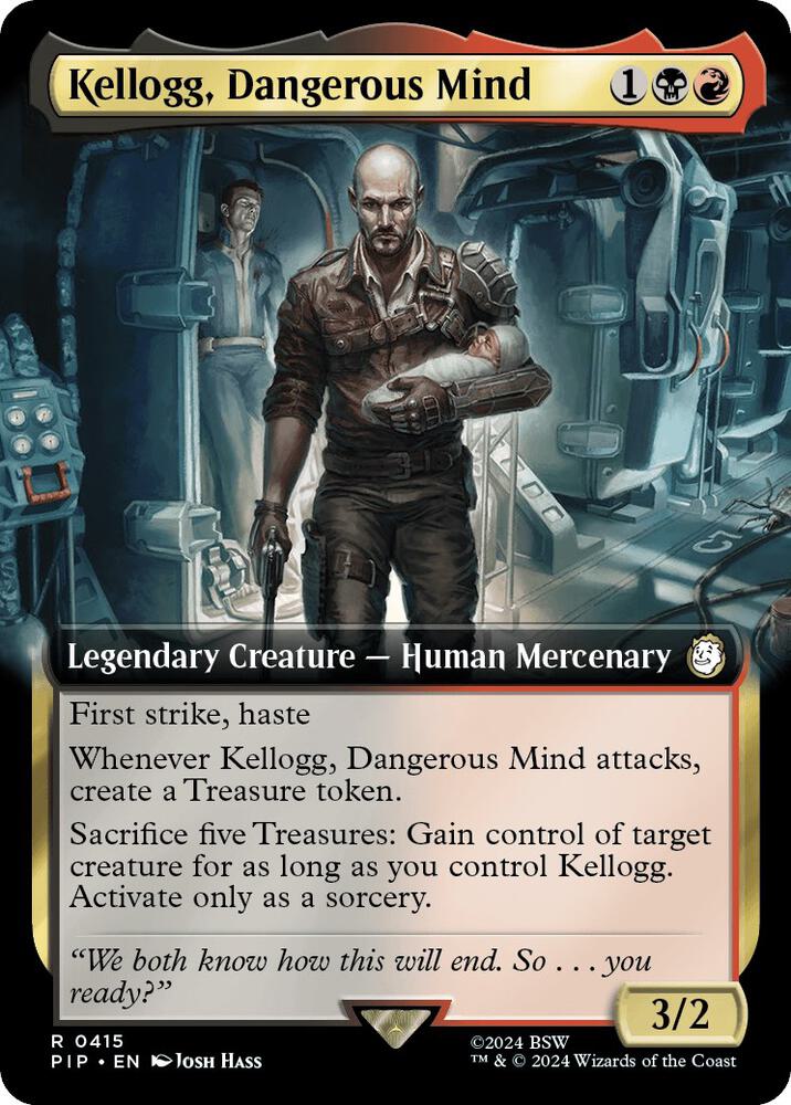 Kellogg, Dangerous Mind (Extended Art) [Universes Beyond: Fallout] 415