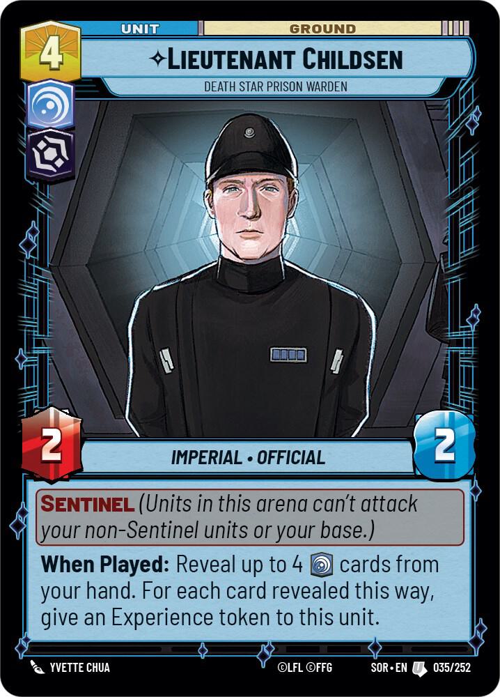 Lieutenant Childsen - Death Star Prison Warden [Spark of Rebellion] 035/252