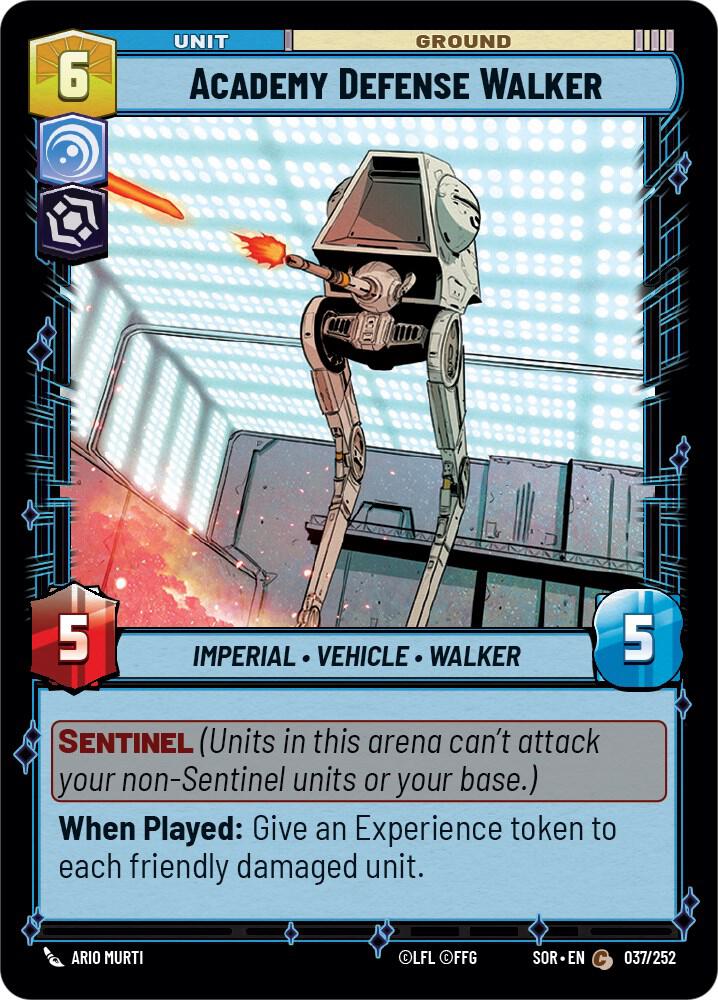 Academy Defense Walker [Spark of Rebellion] 037/252