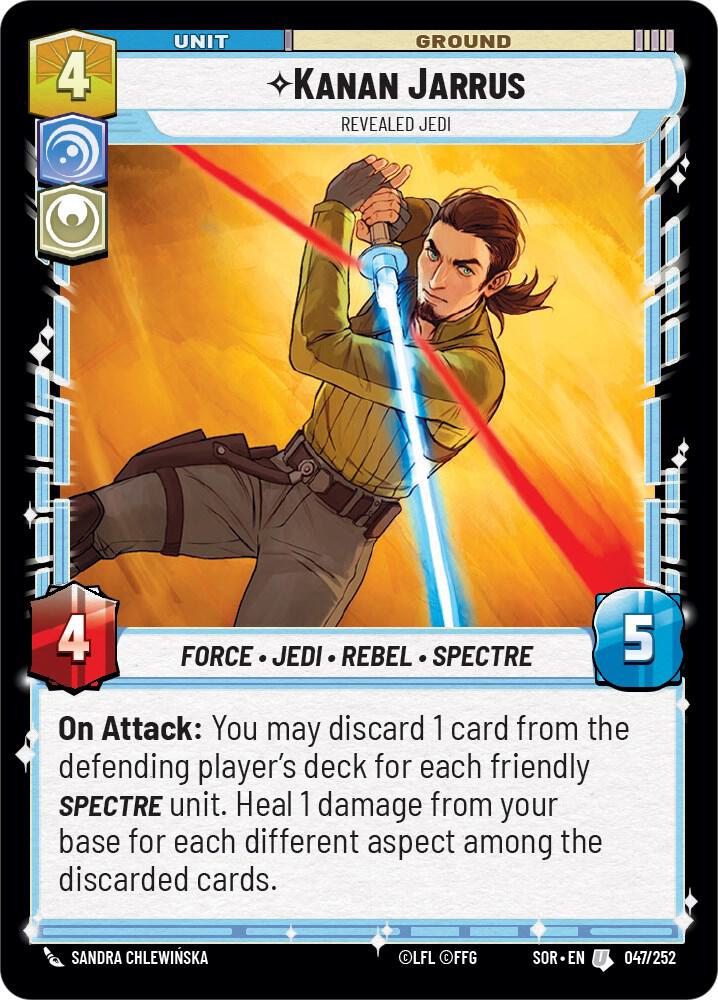Kanan Jarrus - Revealed Jedi [Spark of Rebellion] 047/252