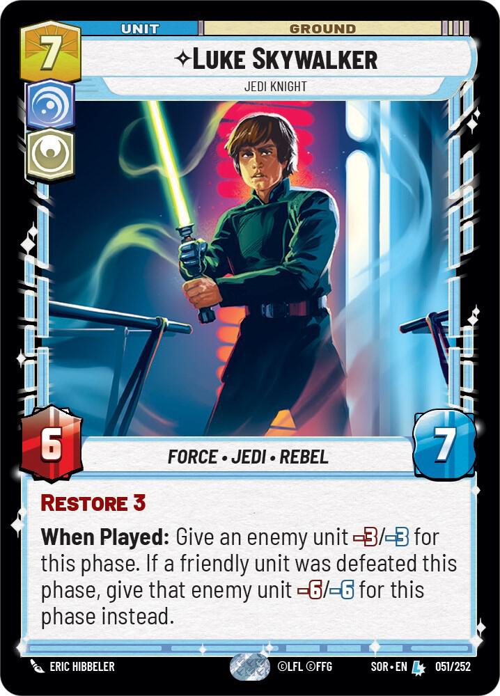 Luke Skywalker - Jedi Knight [Spark of Rebellion] 051/252