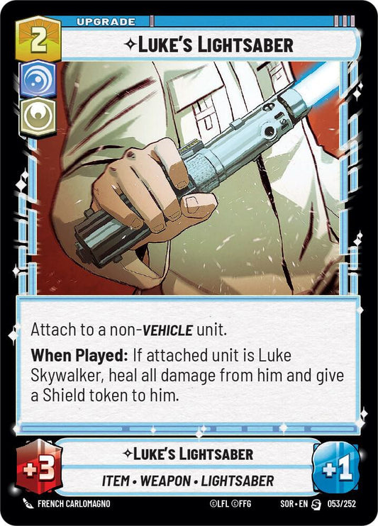Luke's Lightsaber [Spark of Rebellion] 053/252