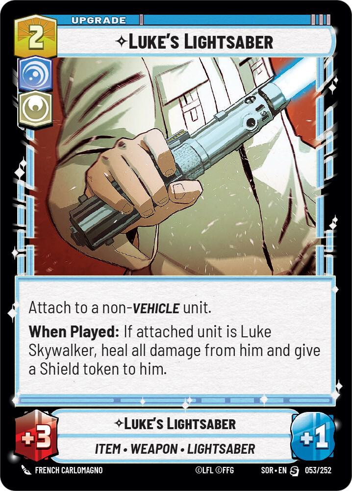Luke's Lightsaber [Spark of Rebellion] 053/252