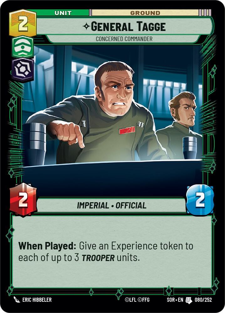 General Tagge - Concerned Commander [Spark of Rebellion] 080/252