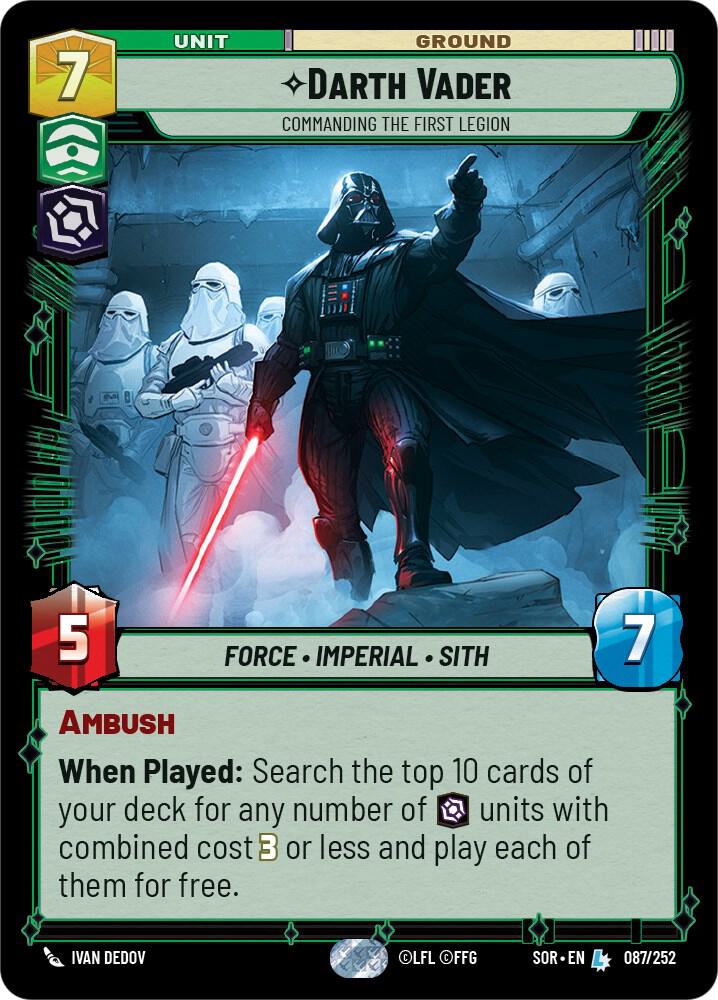 Darth Vader - Commanding the First Legion [Spark of Rebellion] 087/252