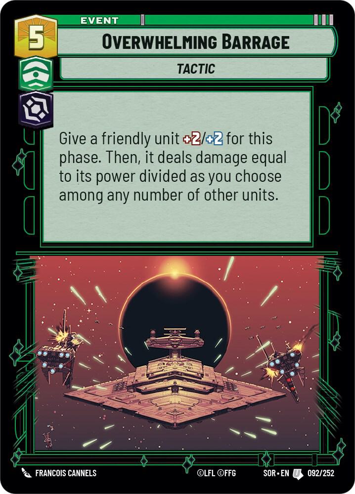 Overwhelming Barrage [Spark of Rebellion] 092/252