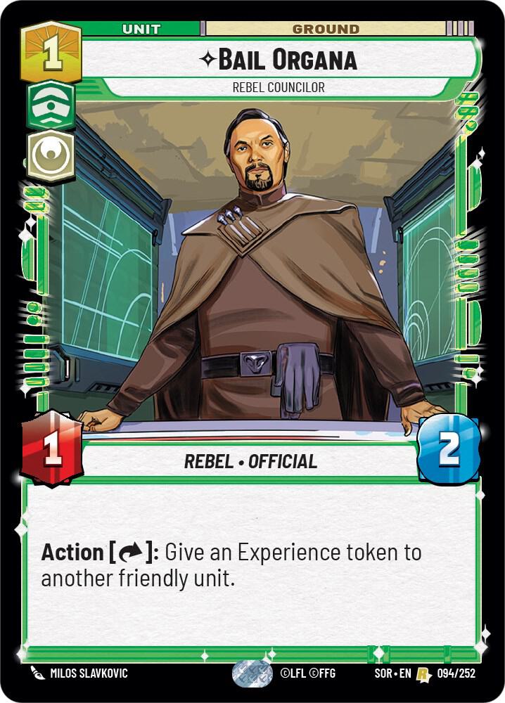 Bail Organa - Rebel Councilor [Spark of Rebellion] 094/252