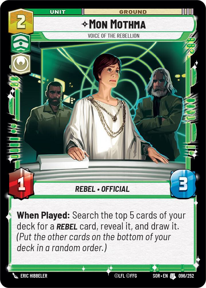 Mon Mothma - Voice of the Rebellion [Spark of Rebellion] 096/252