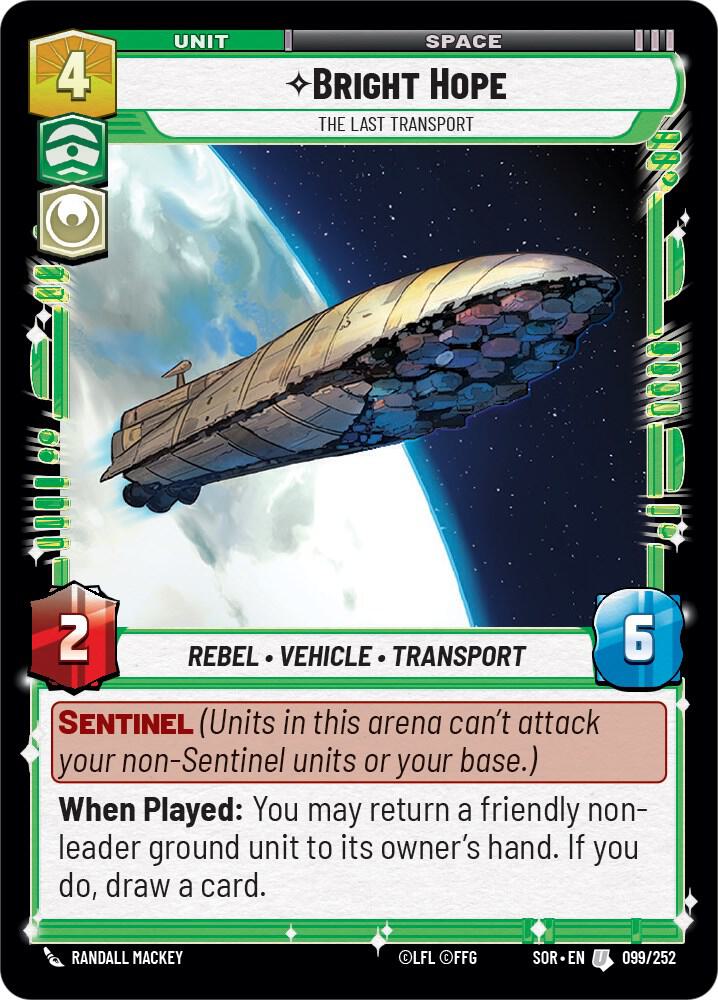 Bright Hope - The Last Transport [Spark of Rebellion] 099/252