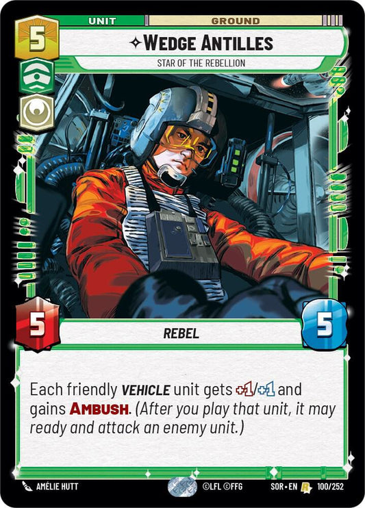 Wedge Antilles - Star of the Rebellion [Spark of Rebellion] 100/252
