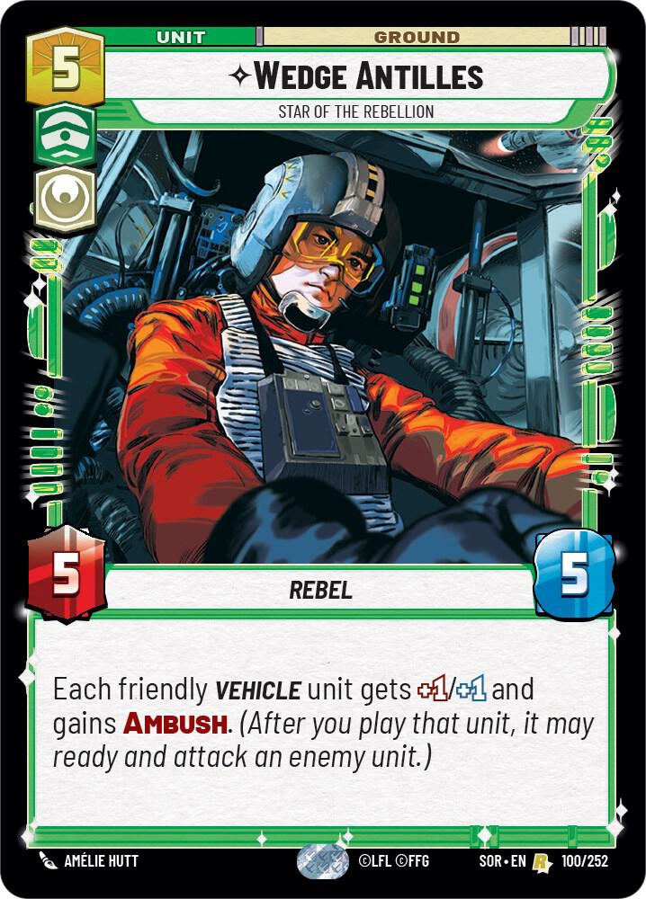 Wedge Antilles - Star of the Rebellion [Spark of Rebellion] 100/252