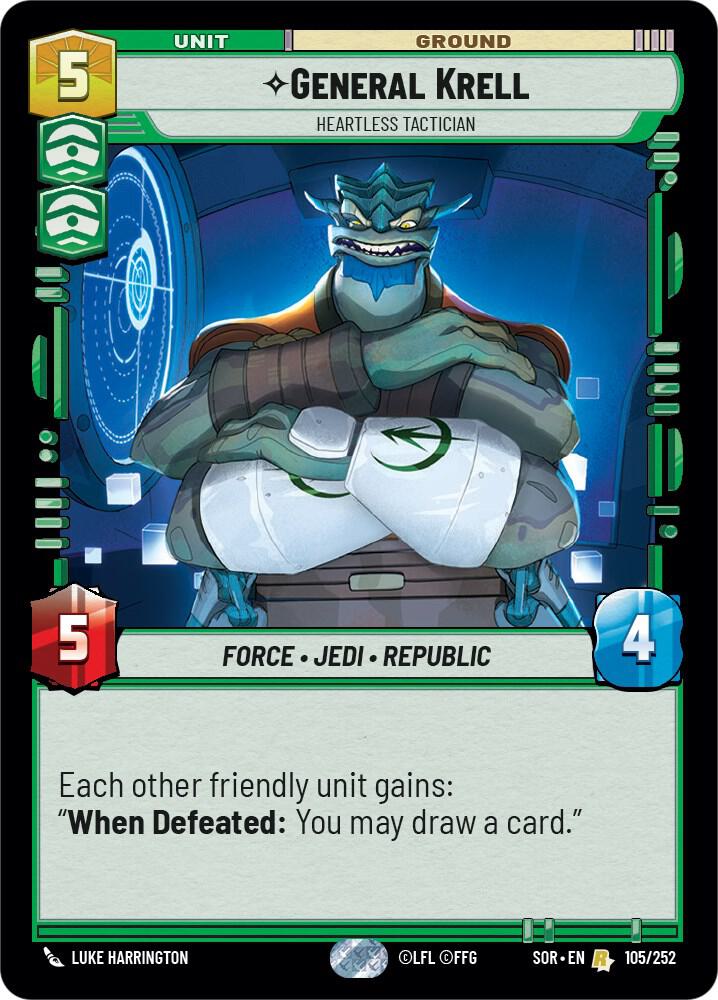 General Krell - Heartless Tactician [Spark of Rebellion] 105/252