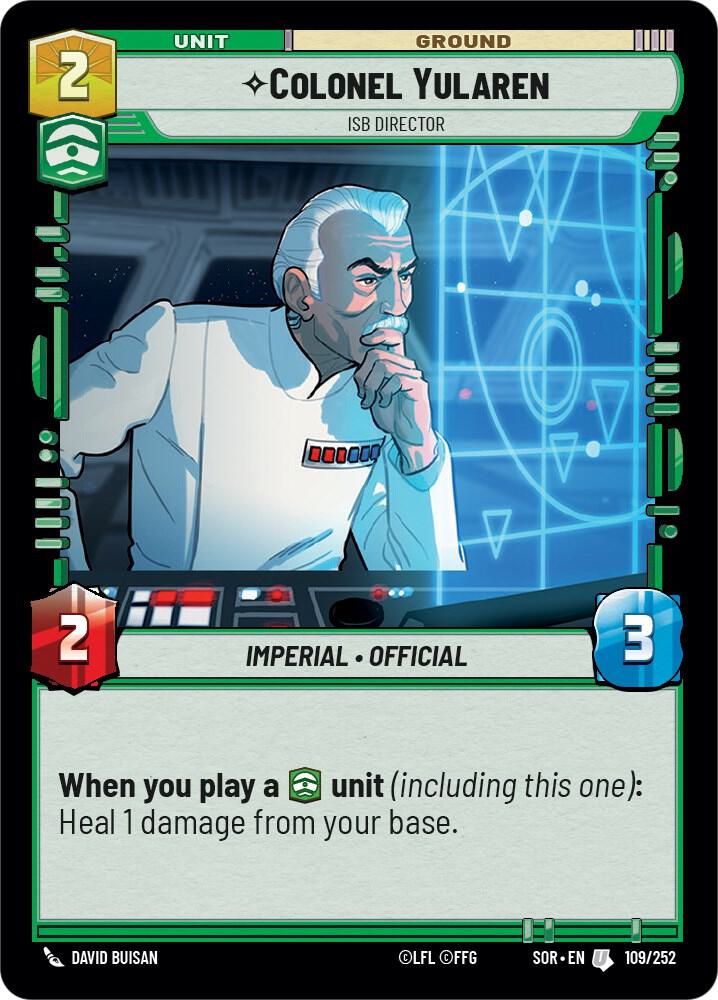 Colonel Yularen - ISB Director [Spark of Rebellion] 109/252