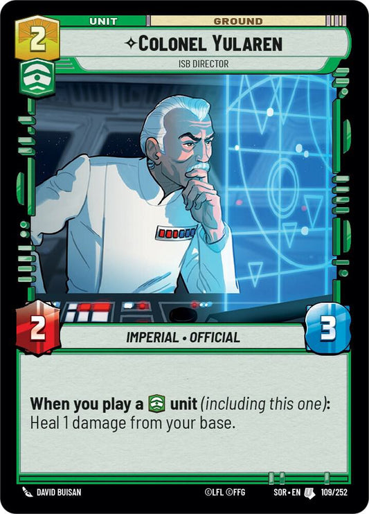 Colonel Yularen - ISB Director [Spark of Rebellion] 109/252