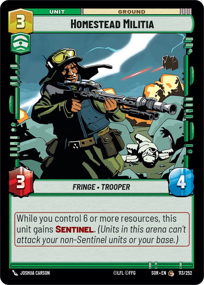 Homestead Militia [Spark of Rebellion] 113/252