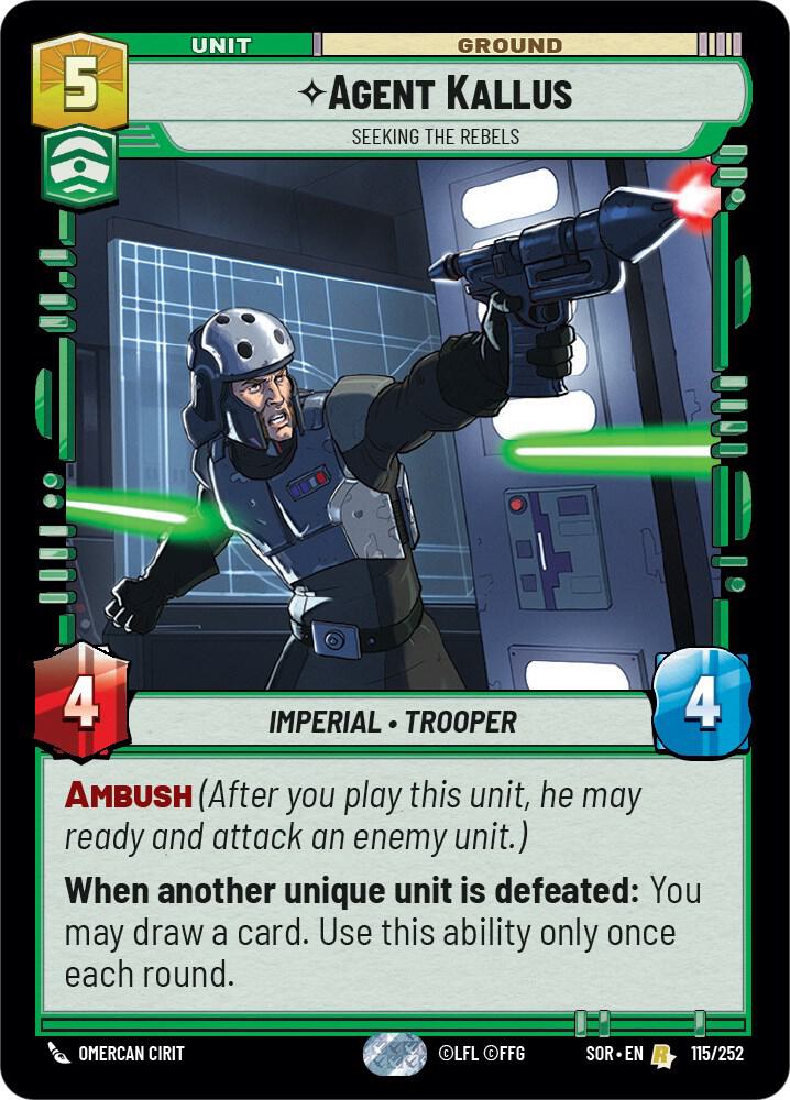 Agent Kallus - Seeking the Rebels [Spark of Rebellion] 115/252