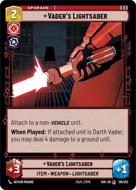 Vader's Lightsaber [Spark of Rebellion] 136/252