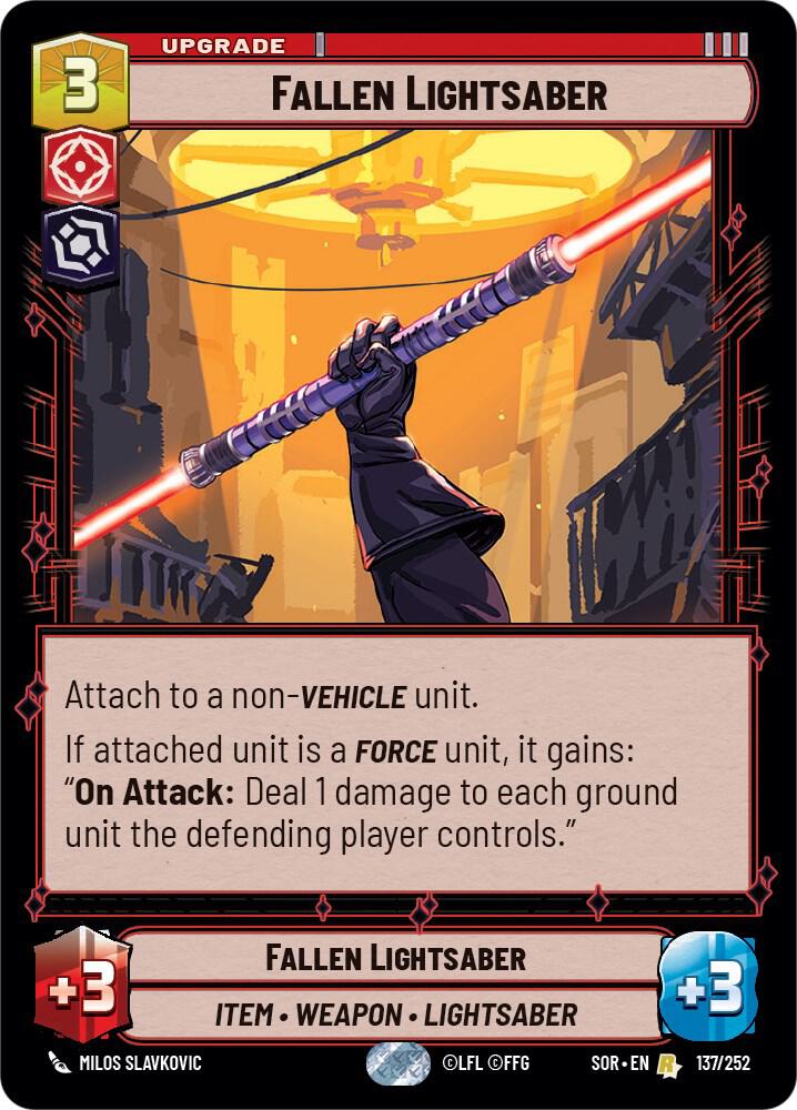 Fallen Lightsaber [Spark of Rebellion] 137/252