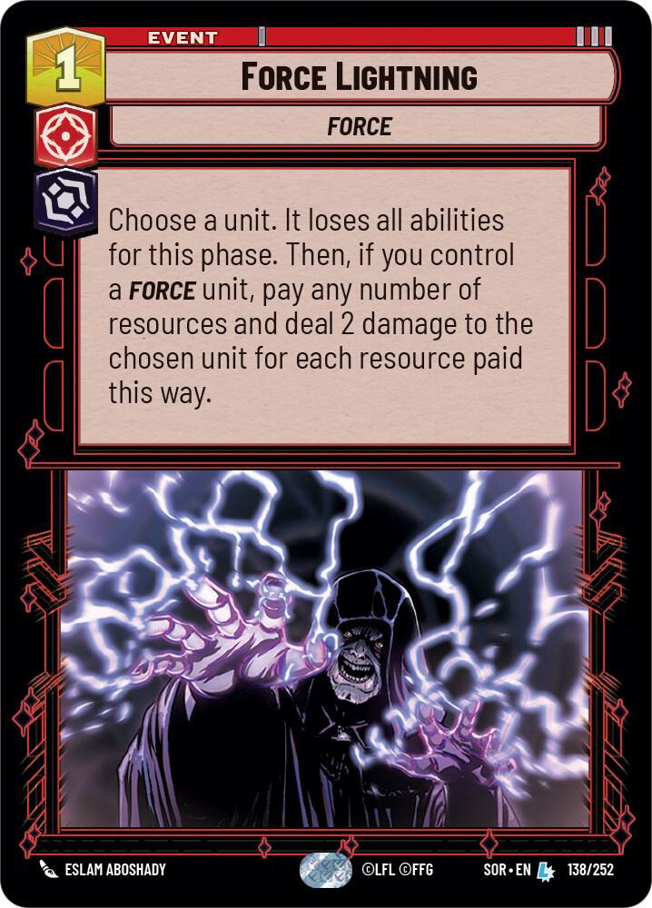 Force Lightning [Spark of Rebellion] 138/252