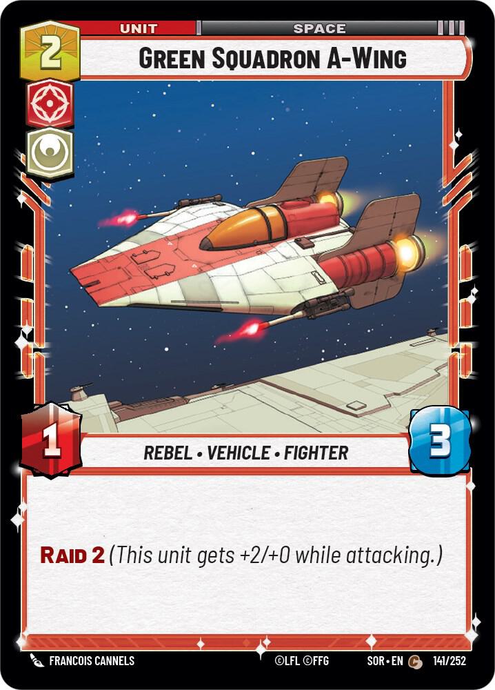 Green Squadron A-Wing [Spark of Rebellion] 141/252