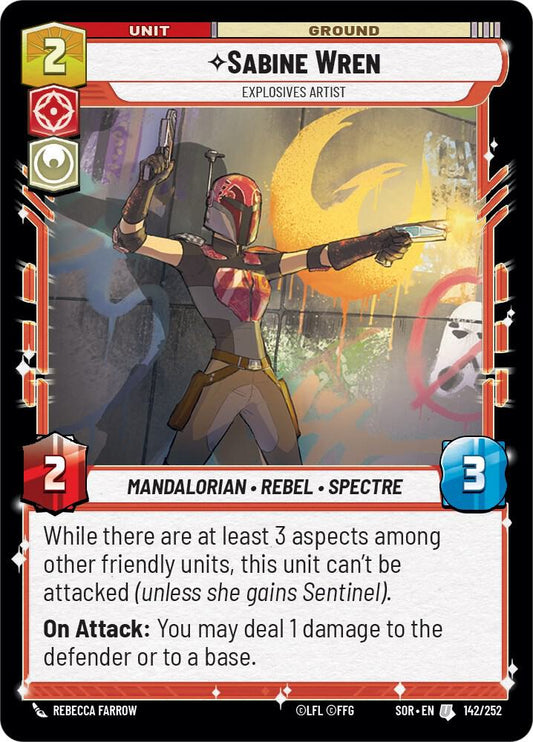 Sabine Wren - Explosives Artist [Spark of Rebellion] 142/252