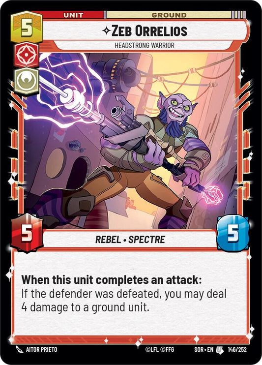 Zeb Orrelios - Headstrong Warrior [Spark of Rebellion] 146/252