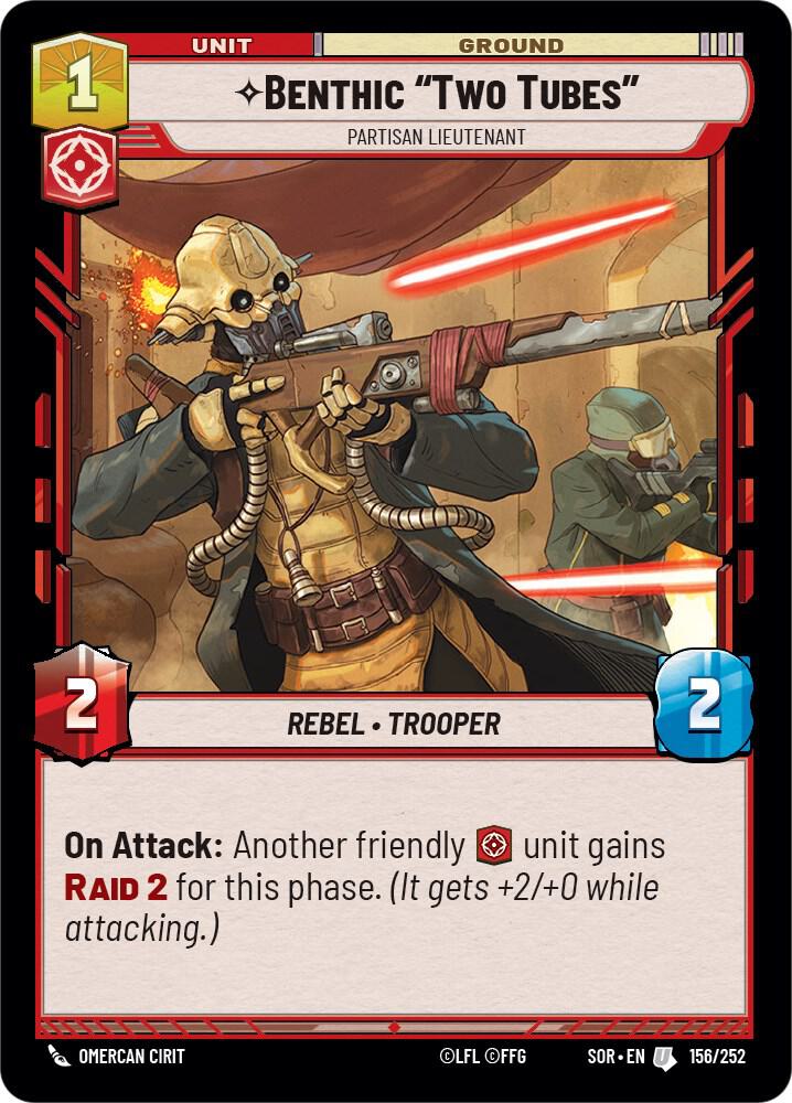 Benthic "Two Tubes" - Partisan Lieutenant [Spark of Rebellion] 156/252