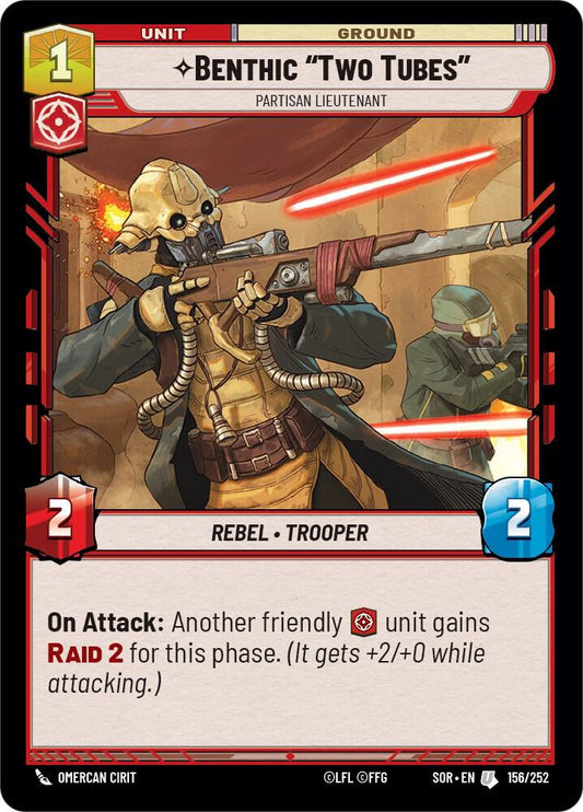 Benthic "Two Tubes" - Partisan Lieutenant [Spark of Rebellion] 156/252