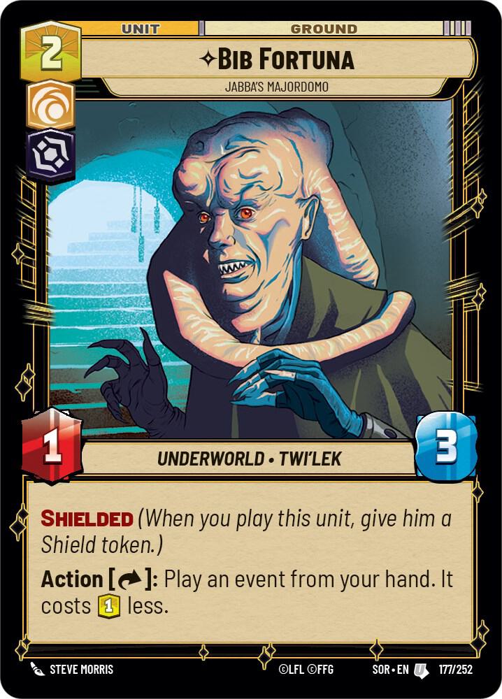 Bib Fortuna - Jabba's Majordomo [Spark of Rebellion] 177/252