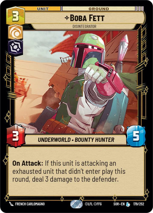 Boba Fett - Disintegrator [Spark of Rebellion] 179/252