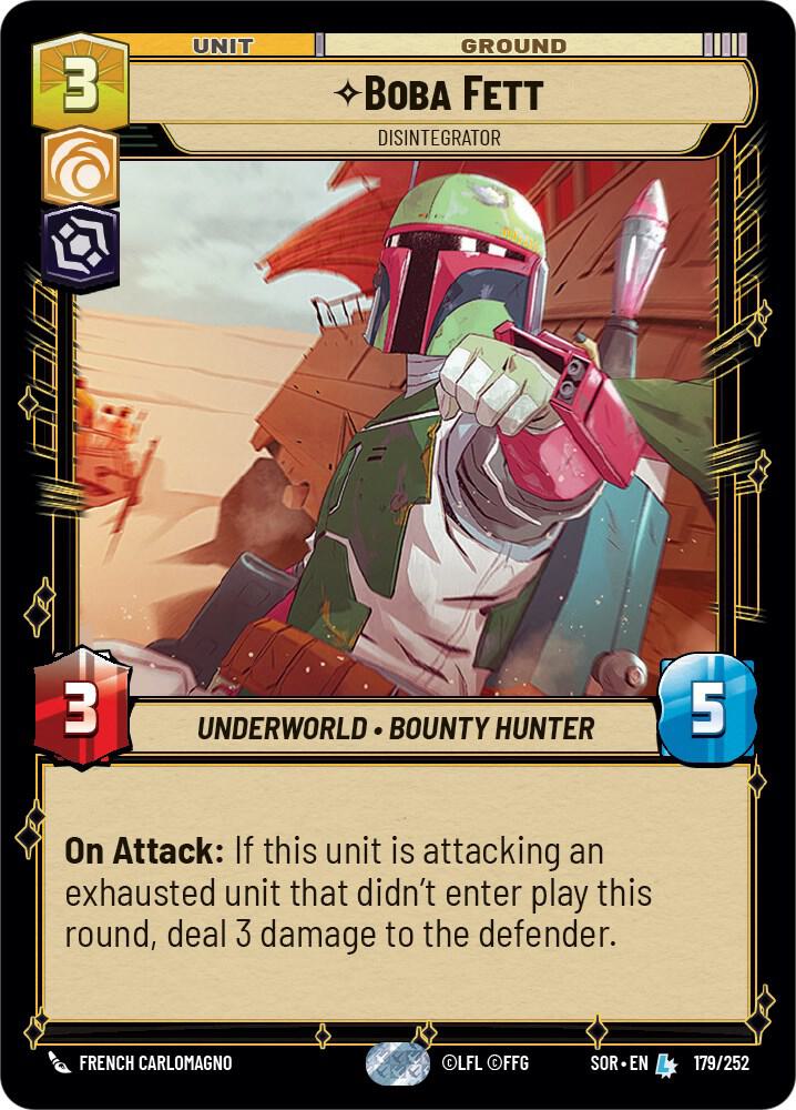Boba Fett - Disintegrator [Spark of Rebellion] 179/252