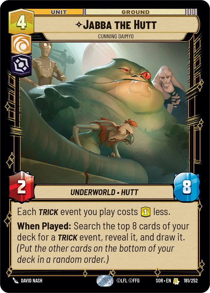 Jabba the Hutt - Cunning Daimyo [Spark of Rebellion] 181/252