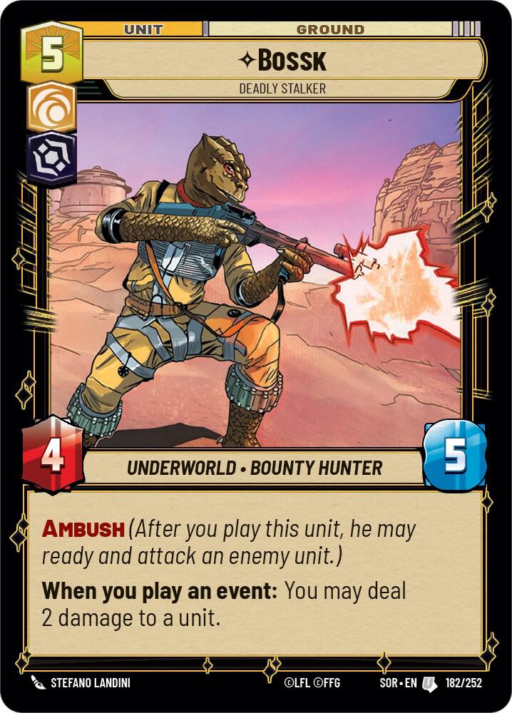 Bossk - Deadly Stalker [Spark of Rebellion] 182/252