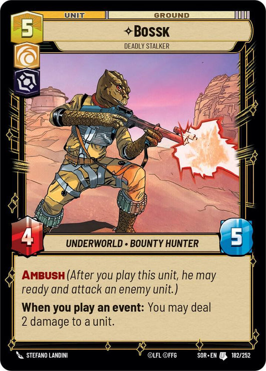 Bossk - Deadly Stalker [Spark of Rebellion] 182/252