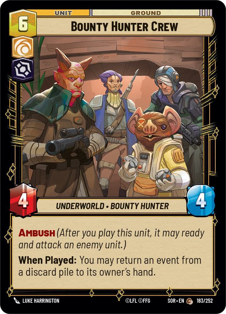 Bounty Hunter Crew [Spark of Rebellion] 183/252