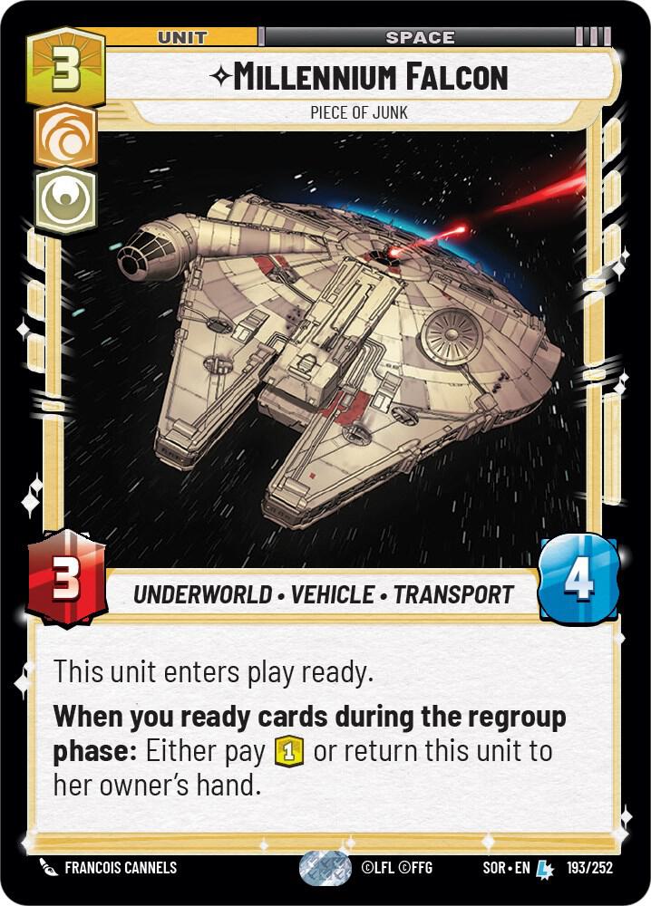 Millennium Falcon - Piece of Junk [Spark of Rebellion] 193/252