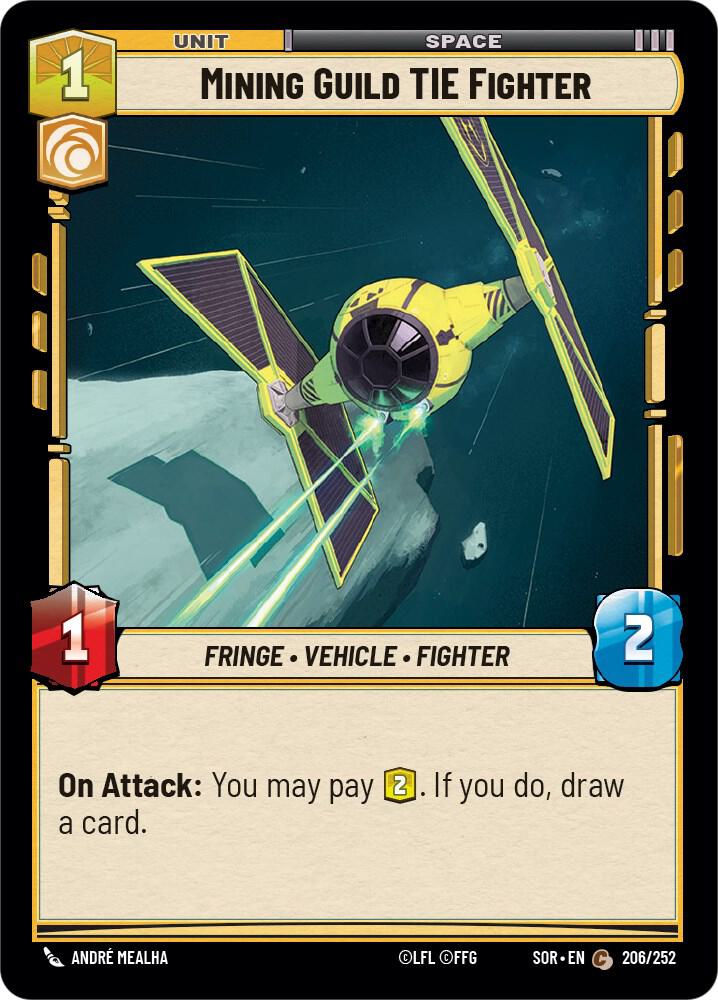 Mining Guild TIE Fighter [Spark of Rebellion] 206/252
