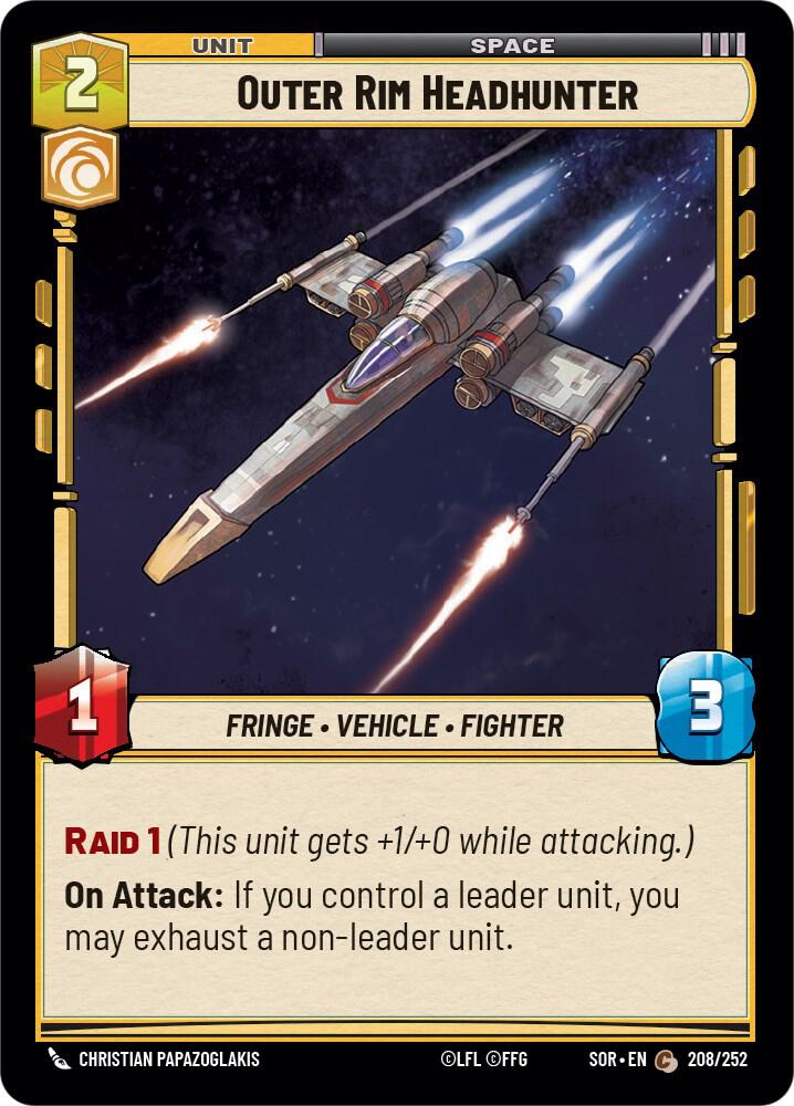 Outer Rim Headhunter [Spark of Rebellion] 208/252