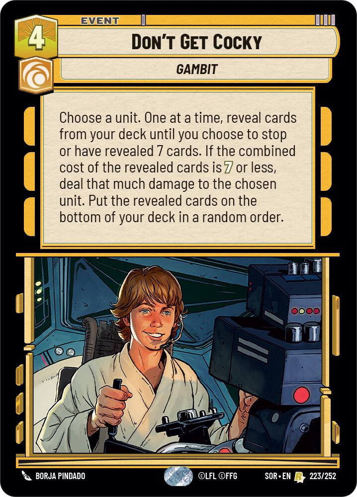 Don't Get Cocky [Spark of Rebellion] 223/252