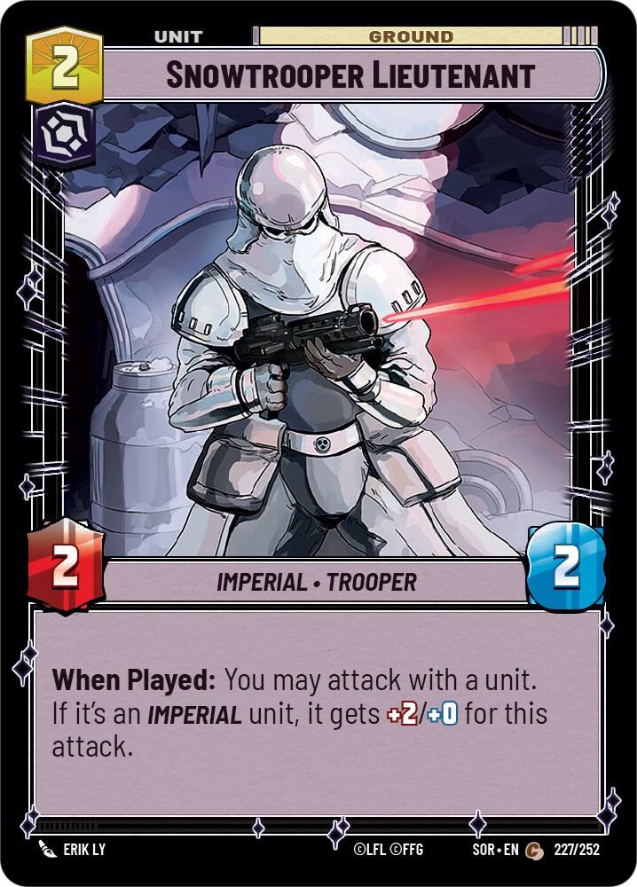 Snowtrooper Lieutenant [Spark of Rebellion] 227/252