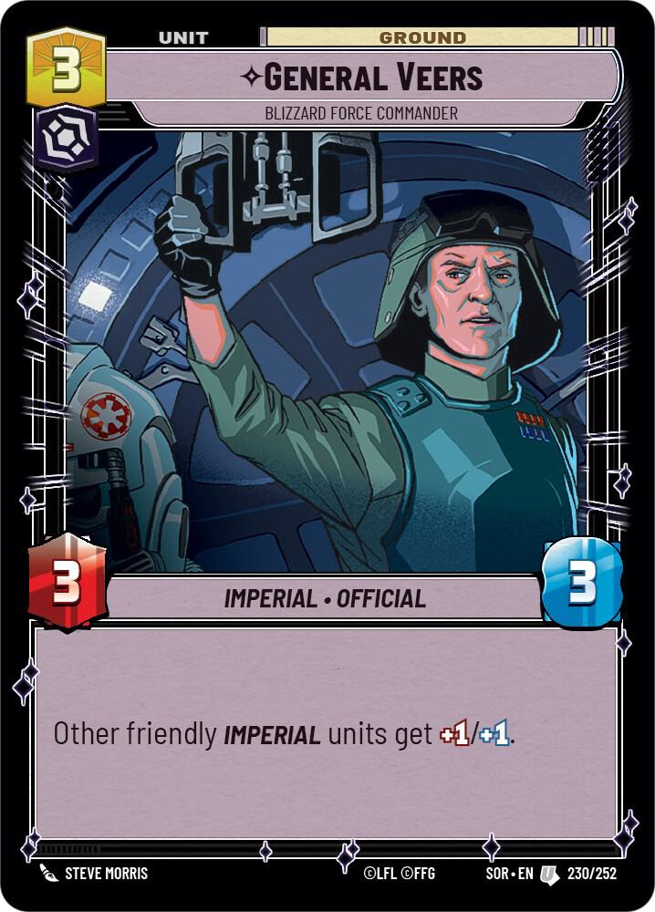 General Veers - Blizzard Force Commander [Spark of Rebellion] 230/252