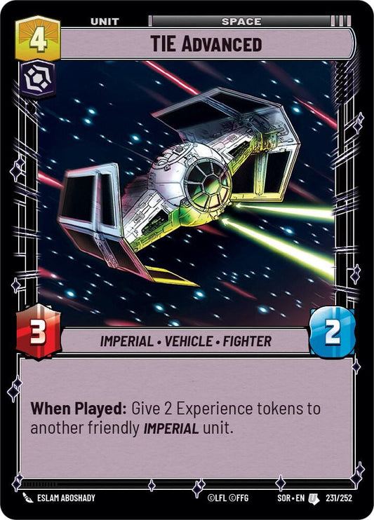 TIE Advanced [Spark of Rebellion] 231/252